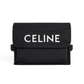 Small Messenger Trekking Pouch in Nylon with Celine Print - Black