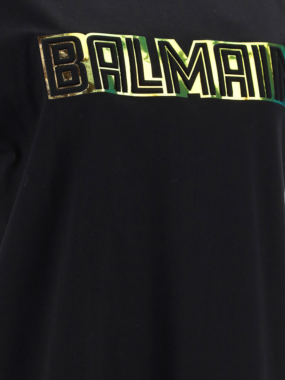 Balmain T-Shirt Logo Printed - Black.