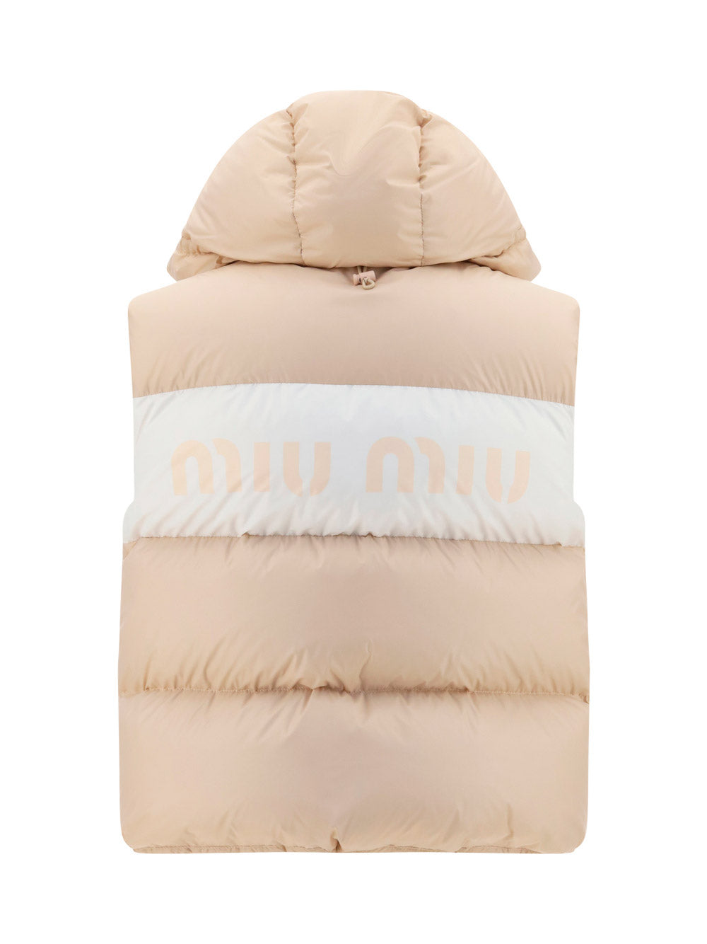 Nylon Down Vest - Peach Pink