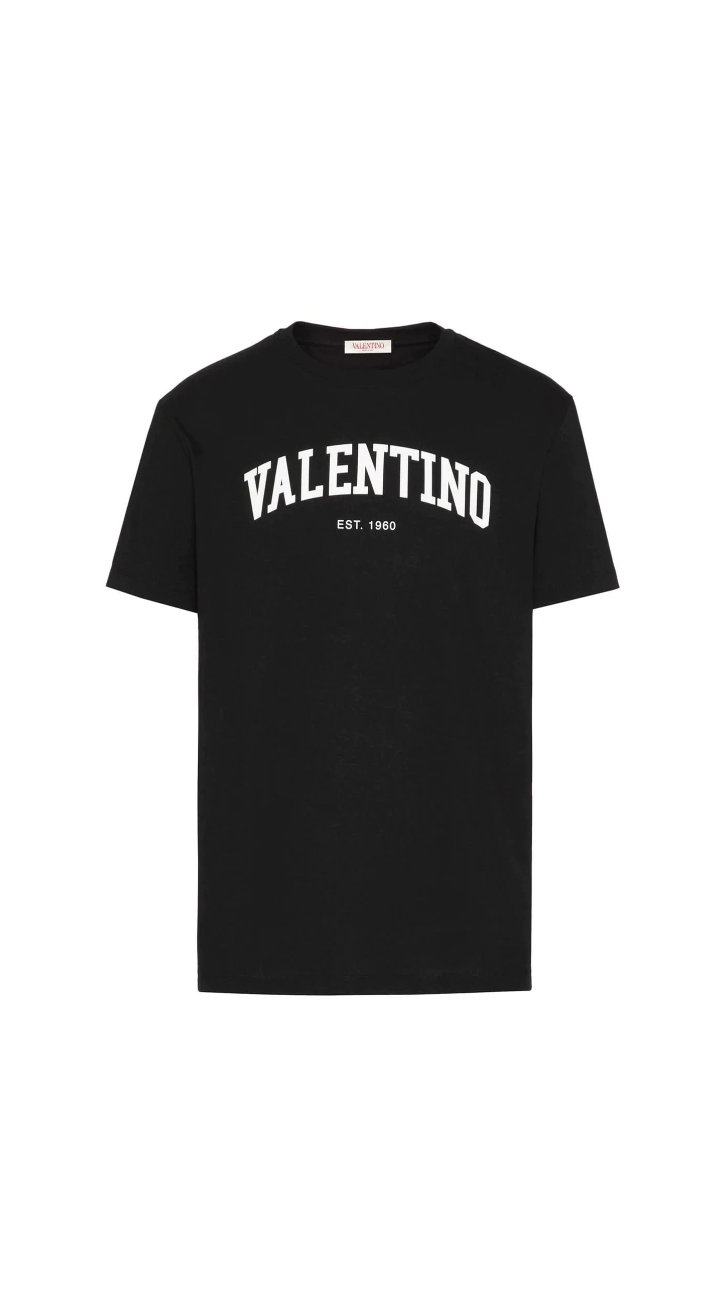 Logo Print T-Shirt - Black