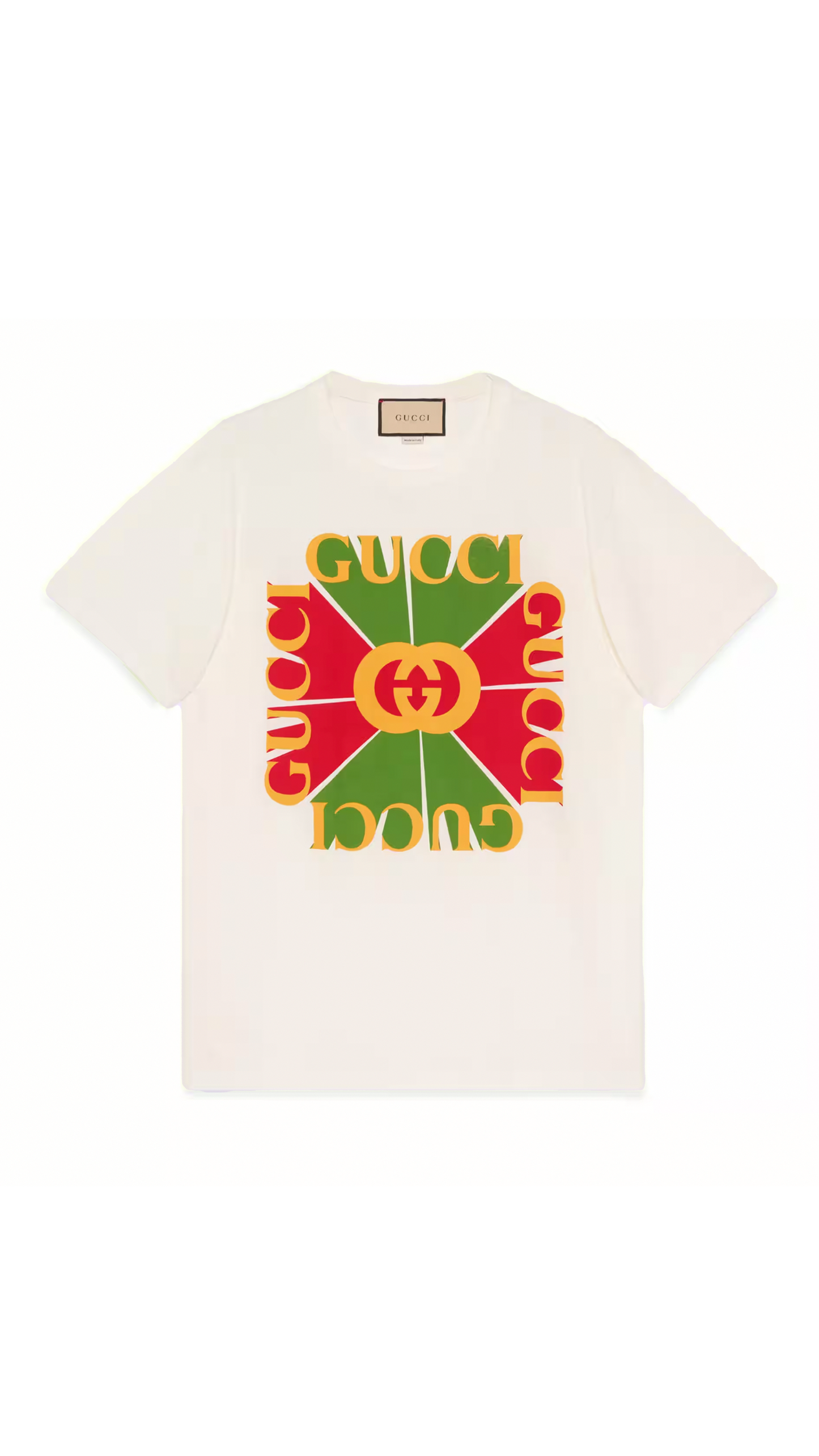Gucci Vintage Logo Print T-shirt - White