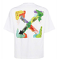 Brush Arr Over Skate S/S Tee - White/Multi