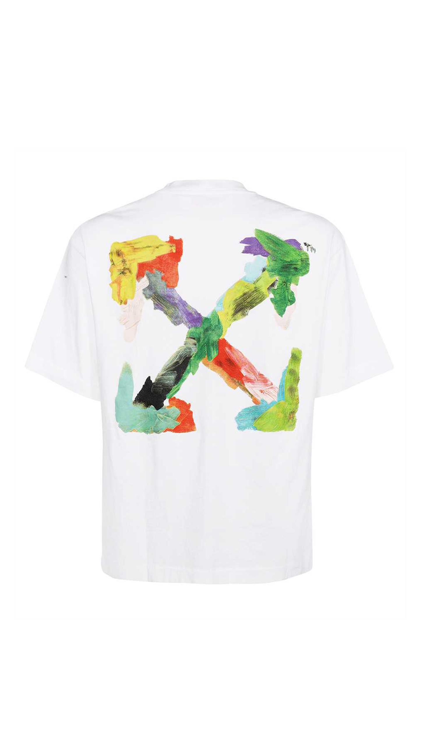 Brush Arr Over Skate S/S Tee - White/Multi