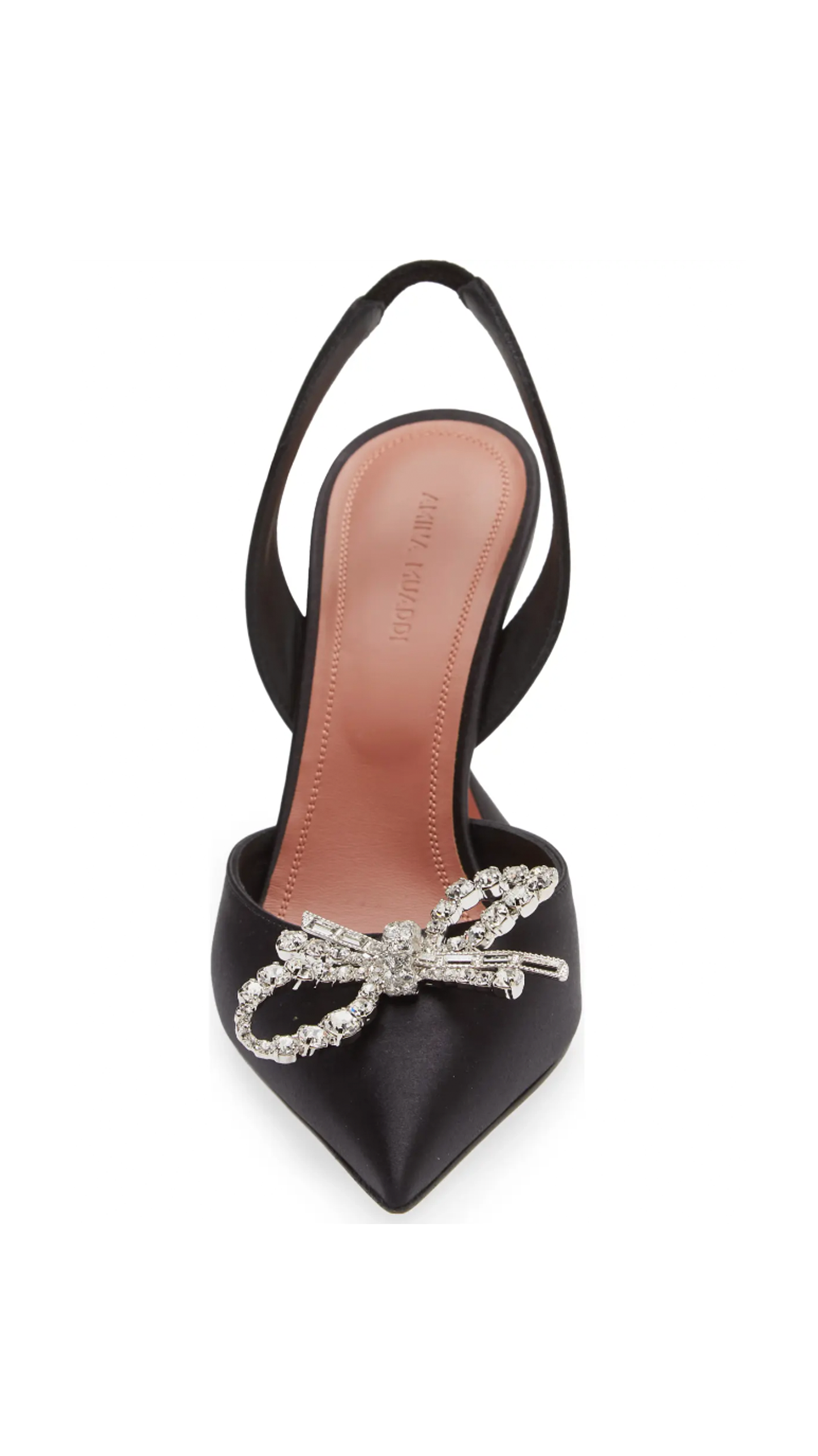 Rosie Satin Slingback Pump - Black