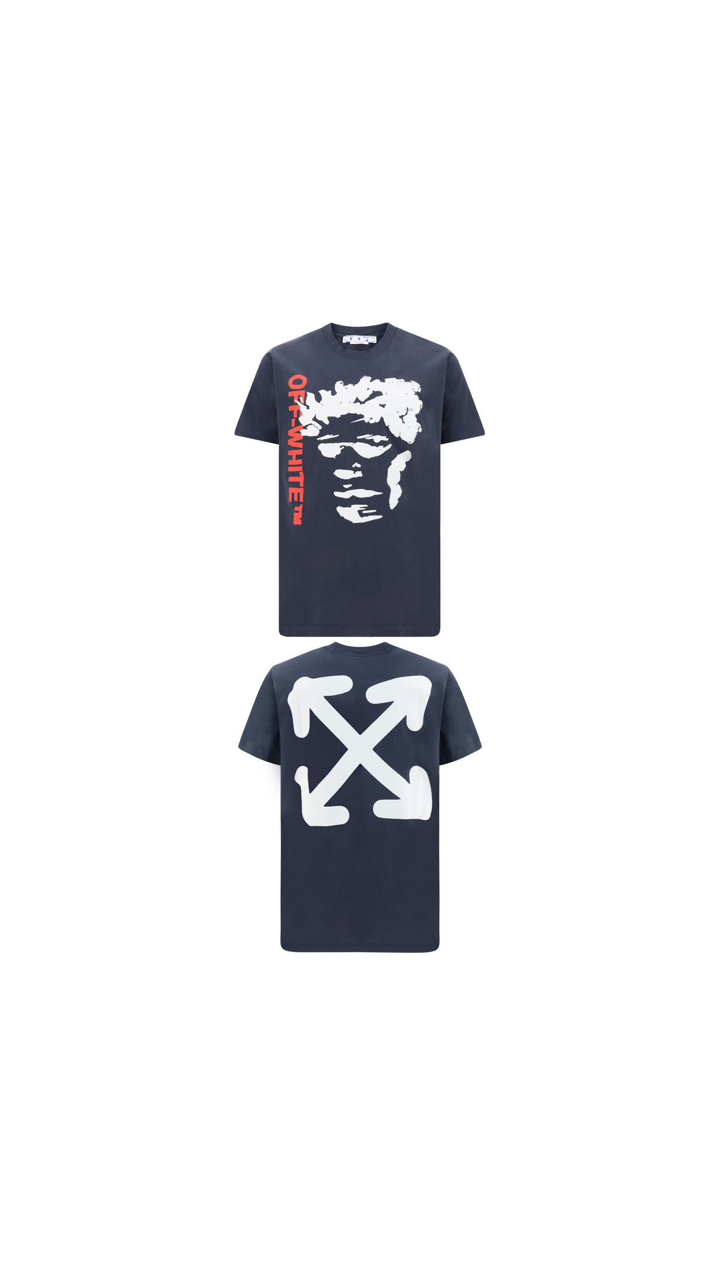 Graphic-Print Arrows T-Shirt - Navy