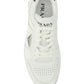 Logo Leather Sneakers - White