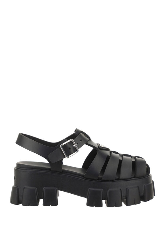 Foam Rubber Sandals - Black