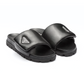 Soft Padded Nappa Leather Slide - Black