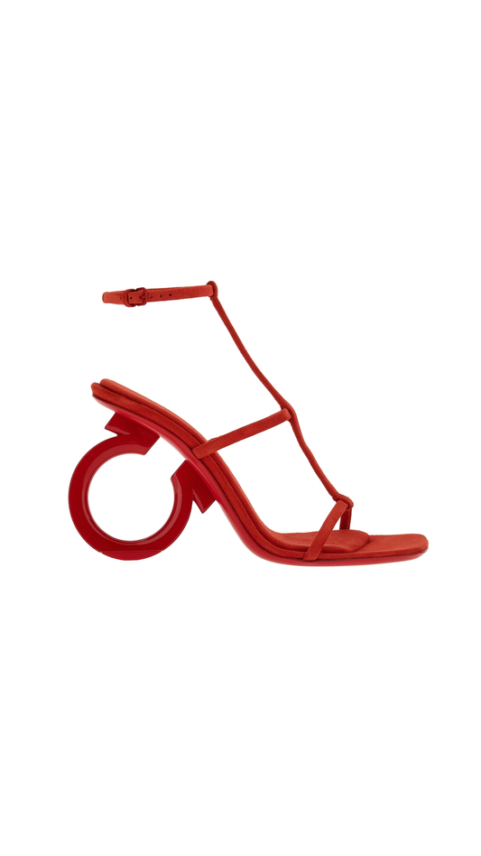 Elina Sandal - Flame Red