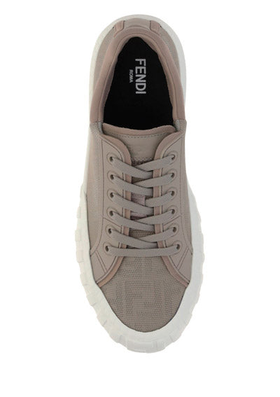 Fendi Force Low-Top Sneakers - Gray