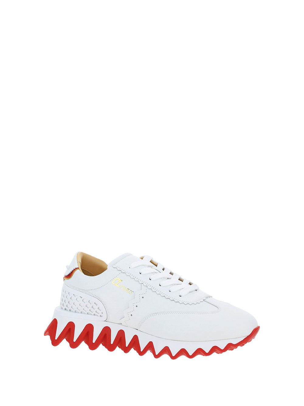 Loubishark Sneakers - White / Red