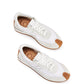 Flow Runner in Suede and Nylon - White