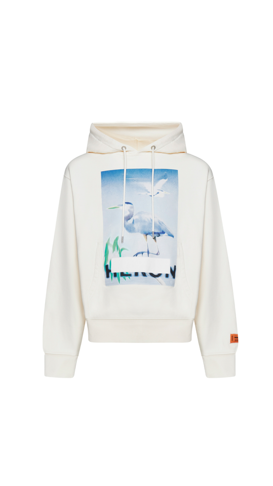 sensored Heron Hoodie - White