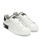 Calfskin Nappa Portofino Sneakers - White/Black/Red