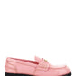 Patent Leather Loafers - Pink