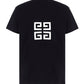 4G Embroidered Oversized T-Shirt - Black.