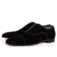 Alpha Male Oxford Shoe in Veau Velours - Black