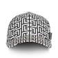 Monogram Nylon Cap - Black/White