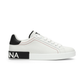 Calfskin Nappa Portofino Sneakers - White/Black/Red