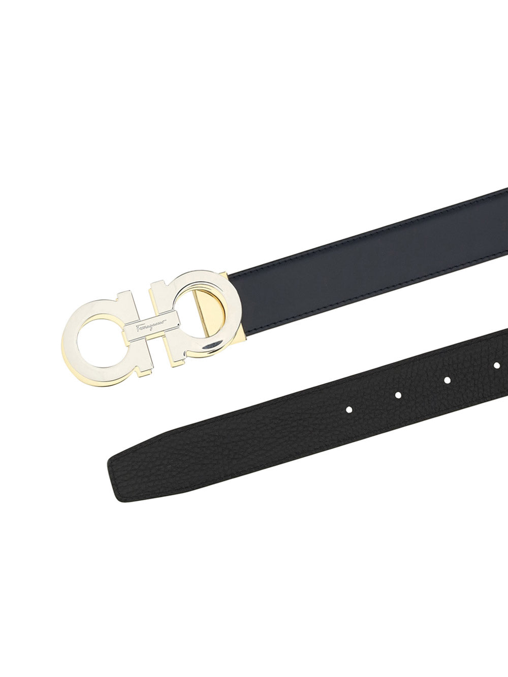 Reversible and Adjustable Belt - Black / Navy
