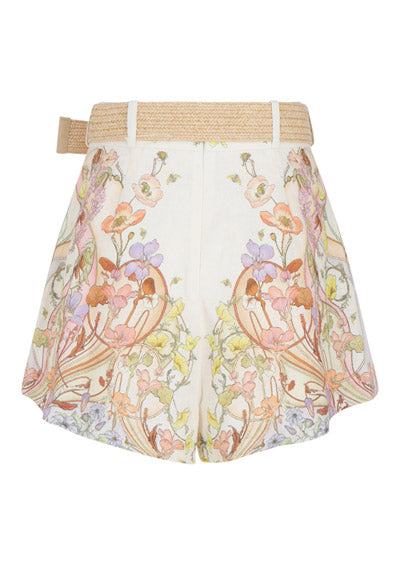 Jeannie Tuck Shorts - Floral Swirl