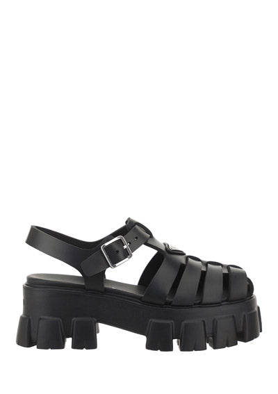 Foam Rubber Sandals - Black