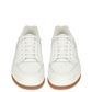 SL/61 Low-top Sneakers in Smooth and Grained leather - White