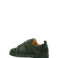 Fun Louis Junior Suede Sneaker - Green