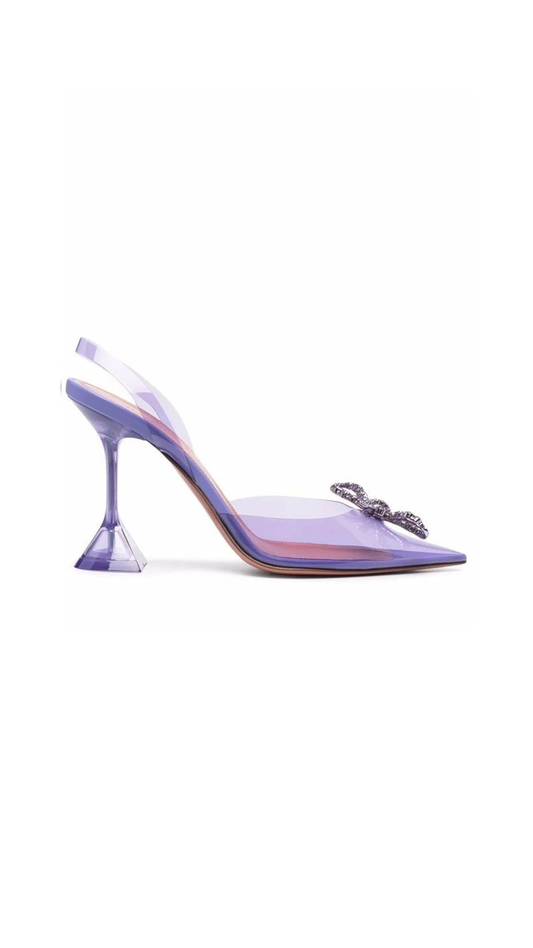 Rosie Glass Slingback - Tanzanite
