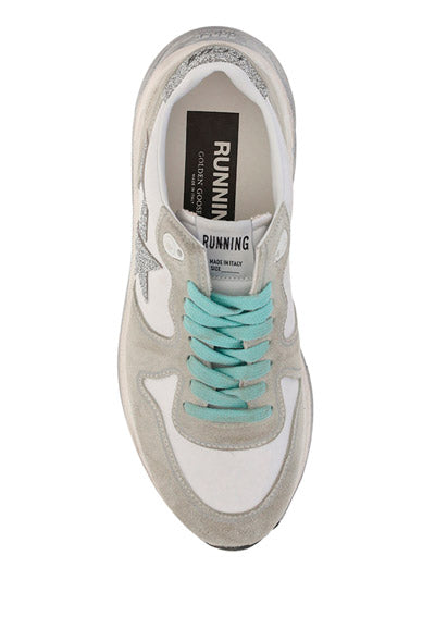 Running Sole Sneakers - Grey/White/Blue