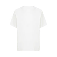 Logo Print Cotton T-Shirt - White.