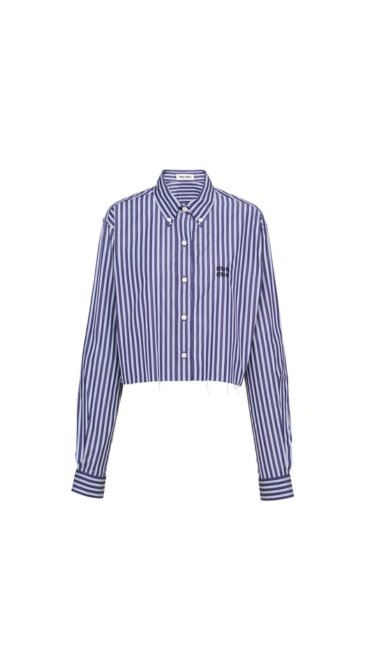 Poplin shirt - Navy