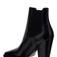 Theo Chelsea Boots in Smooth Leather - Black