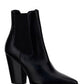 Theo Chelsea Boots in Smooth Leather - Black