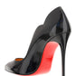 Hot Chick Patent Leather Pumps 100 MM - Black
