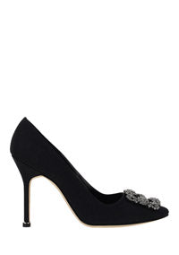 Hangisi 105 Velvet Pumps - Black