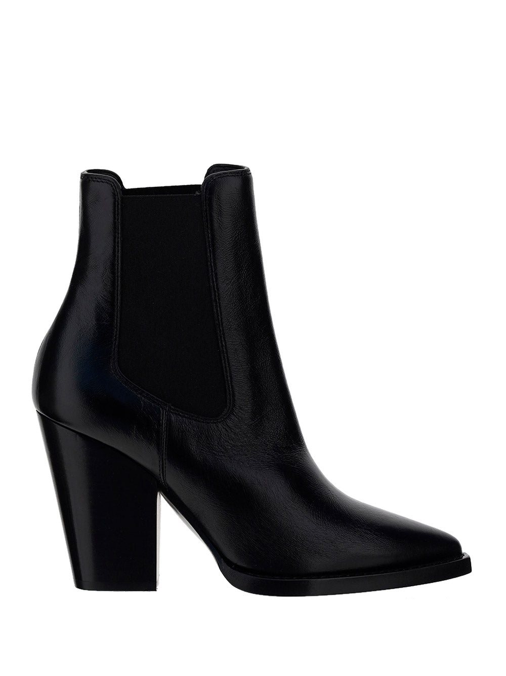 Theo Chelsea Boots in Smooth Leather - Black