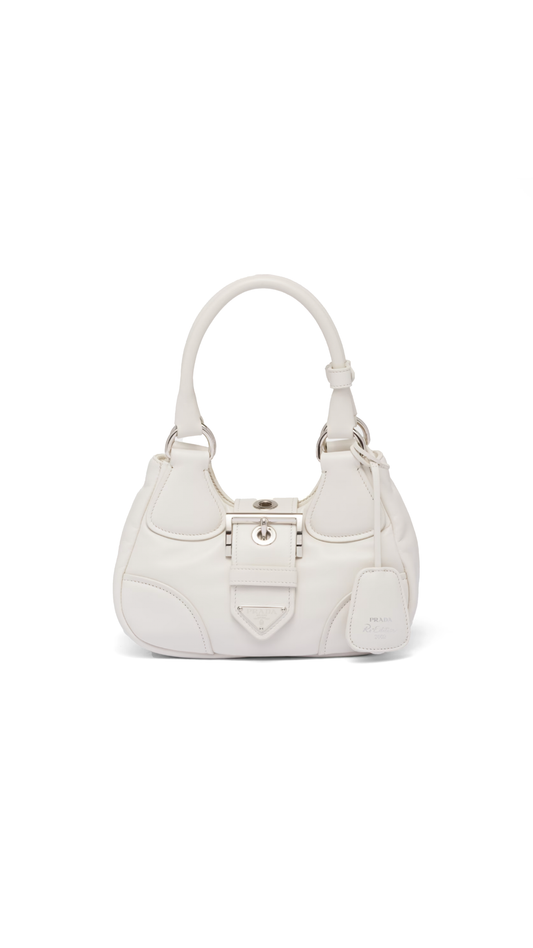 Prada Moon Padded Nappa-leather Bag - White