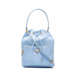 Prada Duet Re-Nylon Bucket shoulder bag - Celeste