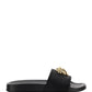 Barocco Palazzo Pool Slides - Black