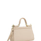 Small Sicily Bag in Dauphine Calfskin - Nude