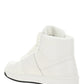 Leather High-Top Sneakers - White