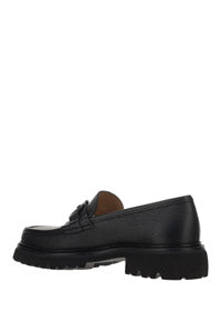 Moccasin With Gancini Ornament - Black