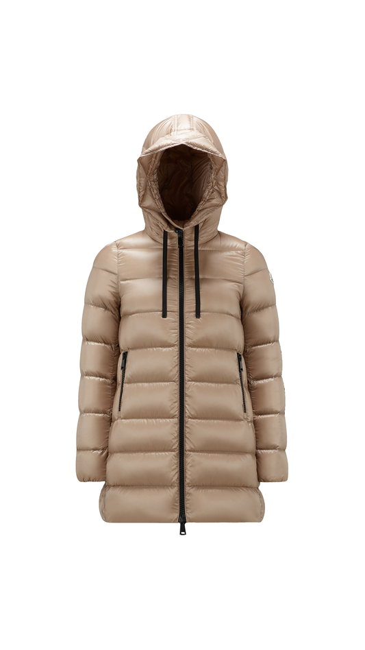 Suyen Long Down Jacket - Beige