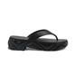 Thong Rubber Platform Sandal - Black