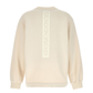 Logo Patch Jersey Sweatshirt - Beige
