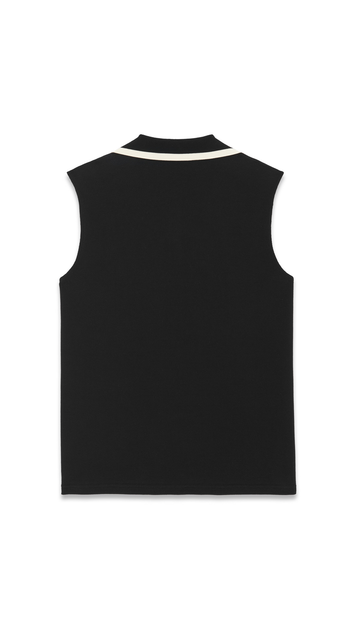Cassandre Polo Shirt - Noir Craie