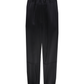 Crepe Satin Sweatpants - Black