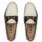 Men's Horsebit Loafers - Black/White