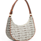 Ava Bag in Textile with Celine All-over - Natural/Tan